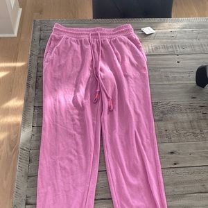 pink free people sweatpants